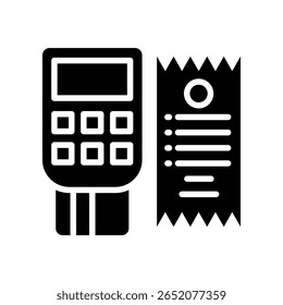 Payment System Icon Glyph Vector Illustration