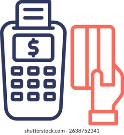 Payment System Icon Line Color Vector Illustration