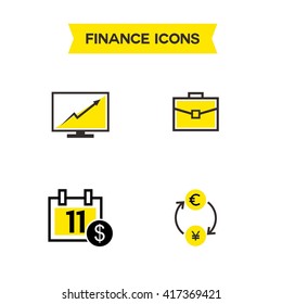 Payment and Tax Icon Template
