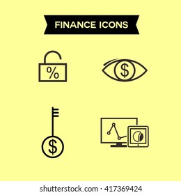 Payment and Tax Icon Template
