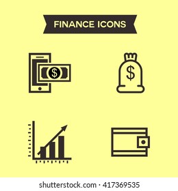 Payment and Tax Icon Template

