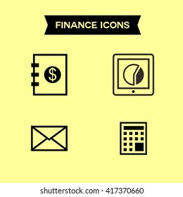 Payment and Tax Icon Template

