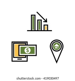 Payment and Tax Icon Template

