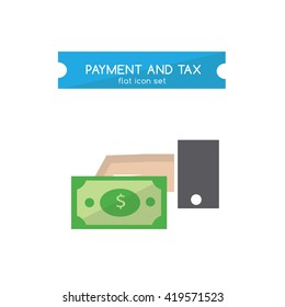Payment and Tax Icon Template