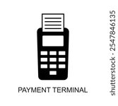 payment terminal icon , pay icon