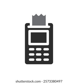 Payment terminal icon web design in vector
