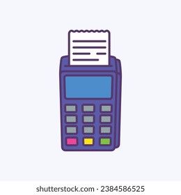 Payment Terminal with paper check, Card reader Machine, EDC Machine