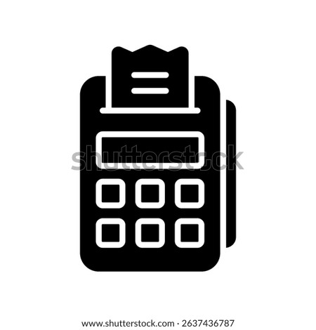 Payment Terminal Vector for Contactless POS System. Retail checkout machine illustration, tap card design, store transaction device.