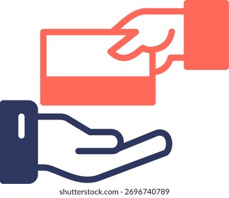 Icono de token de pago Ilustración vectorial de color mixto