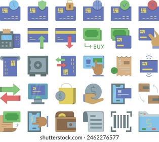Icono de transacción de pago conjunto ilustración stock