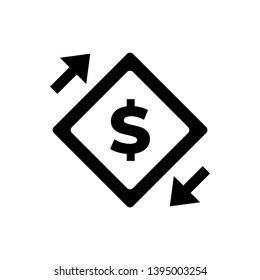 Payment transfer icon design on white background 