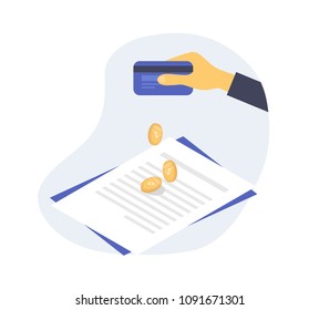 payment of utilities, or payment for a contract, securities