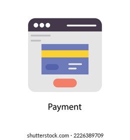 Payment vector Flat  Icons. Simple stock illustration 