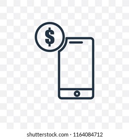 Payment vector icon isolated on transparent background, Payment logo concept