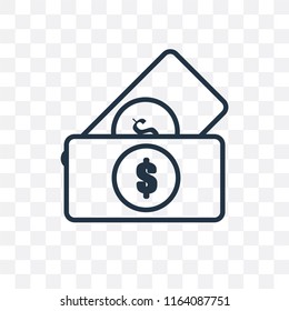 Payment vector icon isolated on transparent background, Payment logo concept