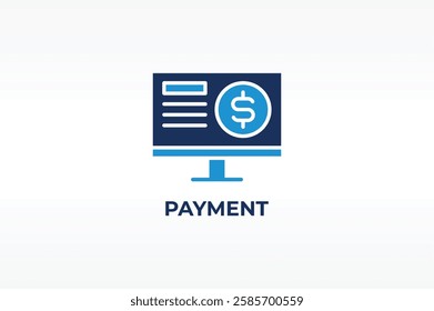Payment vector, icon or logo sign isolated symbol illustration