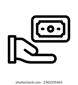 payment vector icon on white background
