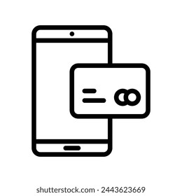 payment vector line icon symbol