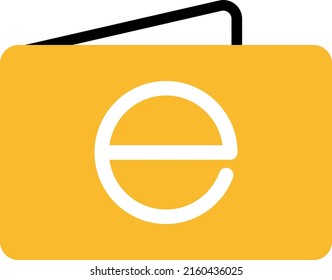Payment wallet, illustration, vector on a white background.