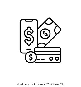 icono de pago en vector. logotipo
