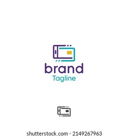Payments online wallet card money transfers credit vector logo