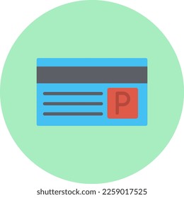 Paypal Flat Vector Icon Design