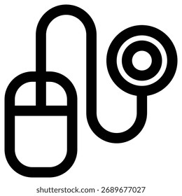 Payperclick Modern Vector Icon – Minimal Illustration Symbol Template for Web Mobile App UI Design