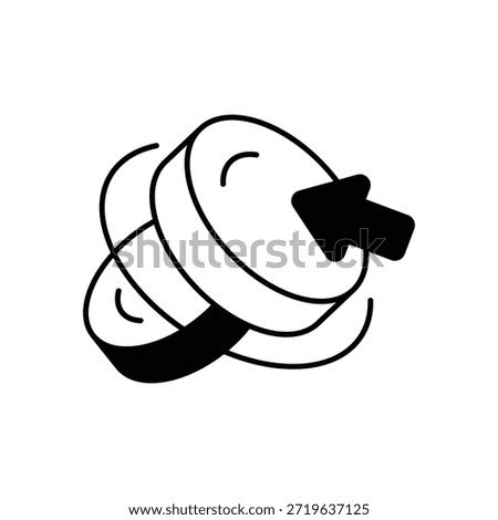 Pay-Per-Click (PPC) Icon vector stock illustration