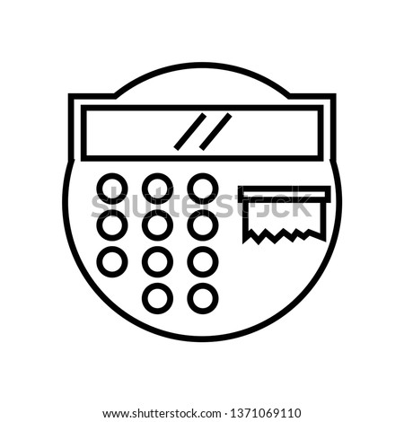 paypoint icon isolated on white background, vector illustration