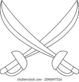 Freuden der karibischen Schwertkunst und Illustration