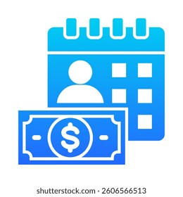 Payroll Icon Element for Design