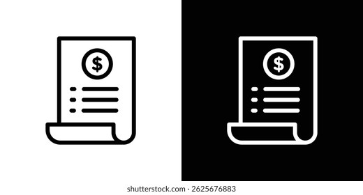 Colección de Vector de icono de nómina. ilustración de signo de Vector