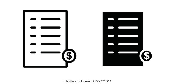 Payroll icons for web ui designs