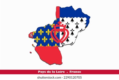 Pays de la Loire Flag - Region of France