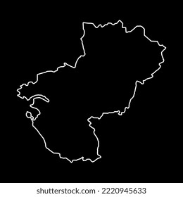 Pays de la Loire Map. Region of France. Vector illustration.