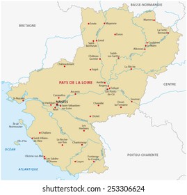 285 Map of pays de la loire Images, Stock Photos & Vectors | Shutterstock