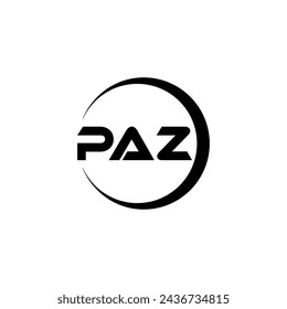 PAZ Letter Logo Design, Inspiration for a Unique Identity. Modern Elegance and Creative Design. Watermark Your Success with the Striking this Logo.