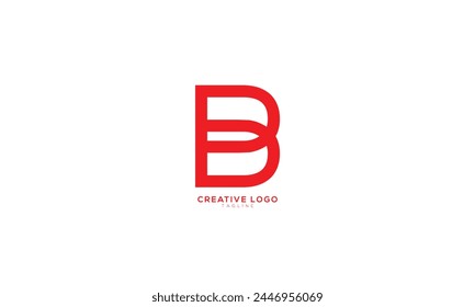 PB BP Abstract initial monogram letter alphabet logo design