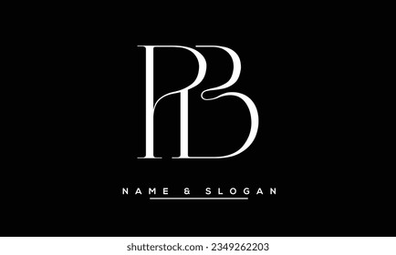 PB,  BP  Abstract  Letters  Logo  Monogram