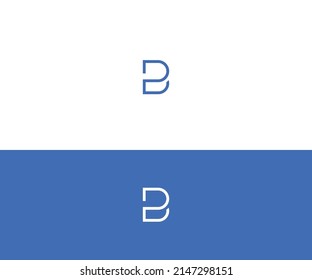 PB, BP Letter Logo Design vector Template