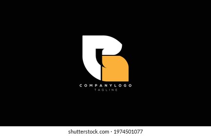 PB BP P AND B Abstract initial monogram letter alphabet logo design