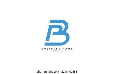 PB, BP, PD, DP, PO, OP, PM, MP, Abstract initial monogram letter alphabet logo design