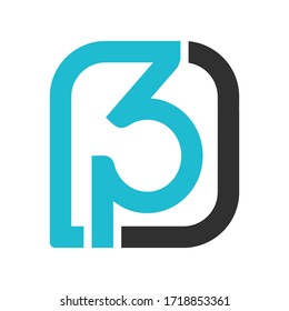 PB Letter Icon Logo Design, P Initial Logo Template Vector.