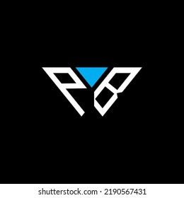 PB letter logo creative design with vector graphic, PB simple and modern logo.