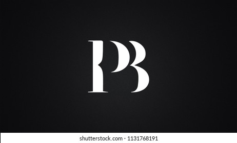 PB Letter Logo Design Template Vector