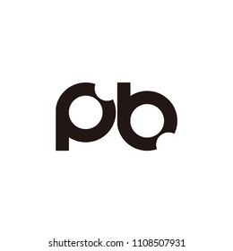 pb letter vector logo