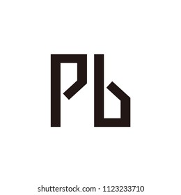 pb letter vector logo