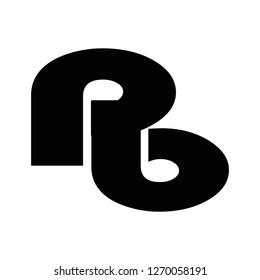 pb letter vector logo