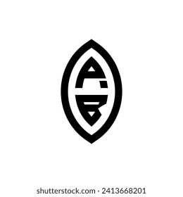 Geometrisches PB-Monogramm mit hochwertigem professionellem Design, das gut gedruckt werden kann