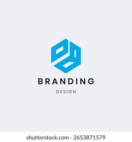 El logotipo "PB" tiene una estructura limpia y mínima que permite que el logotipo se adapte fácilmente para la impresión, el Web y la marca utilizando el estilo monográfico o geométrico de este diseño.